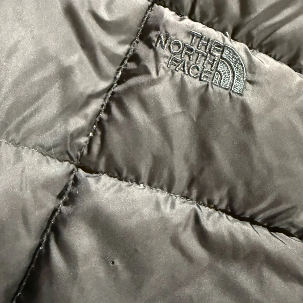 North Face Metropolis Parka Womens Small Black 550 Down Hooded Quilted Puffer - Picture 8 of 15